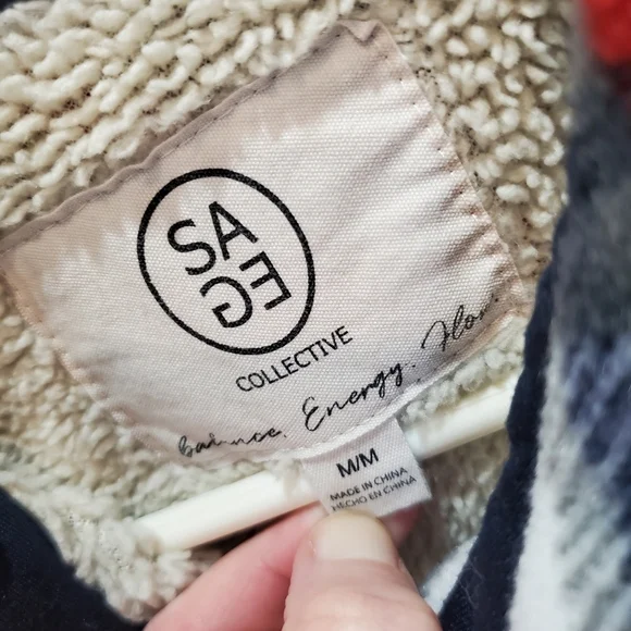 Flannel jacket plaid‎ coat - Picture 3 of 6